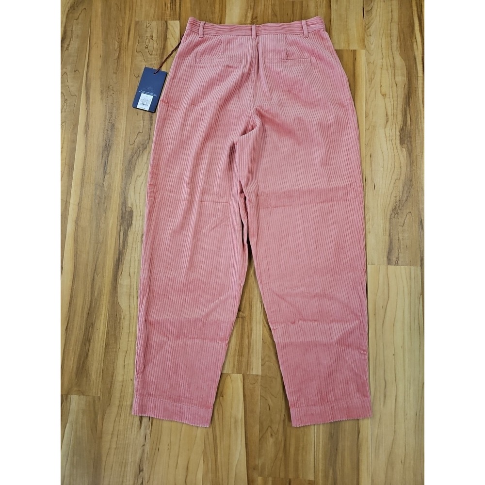 Women's Rose Rowing Blazer Pleated Corduroy Straight Leg Trousers Size 8 - Picture 9 of 12